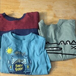 Kids Graphic Long-sleeve Shirts  - Set of 3